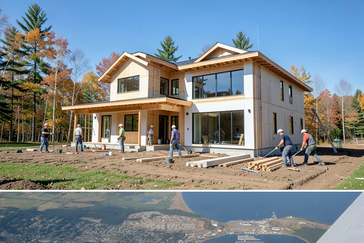 Guest House Construction in Oak Harbor, Island County, WA - Guest house exterior construction is best scheduled for drier months, positioning the unit ready before summer visiting season.