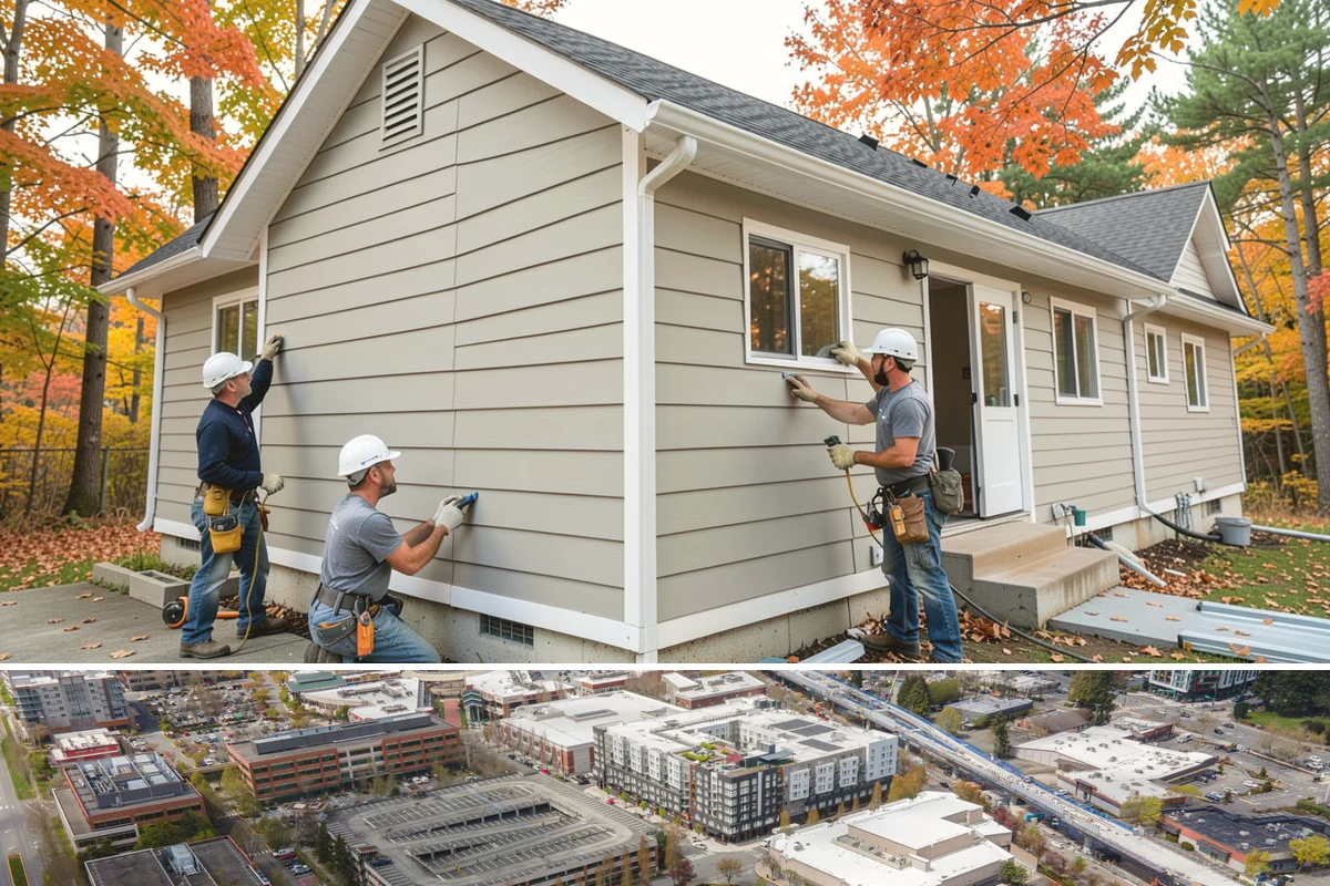 Guest House Construction in Redmond, King County, WA - Guest house exterior construction is best scheduled for drier months, positioning the unit ready before summer visiting season.
