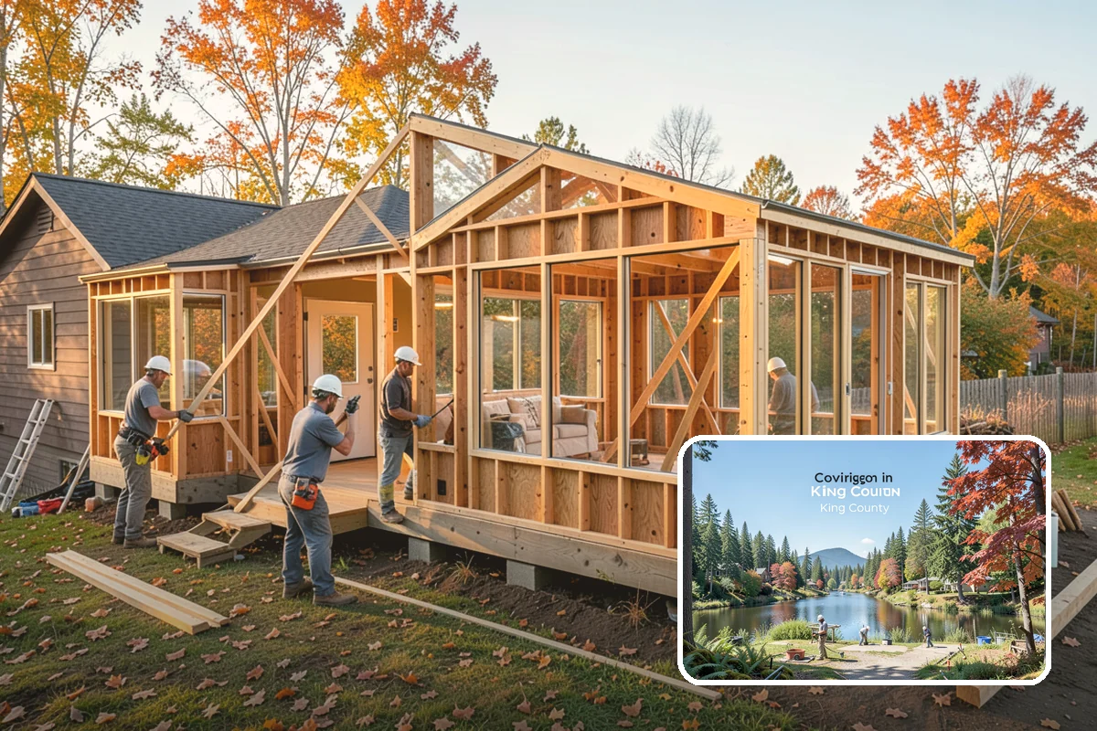 Gut Renovation in Covington, King County, WA - A complete fresh start down to the framing