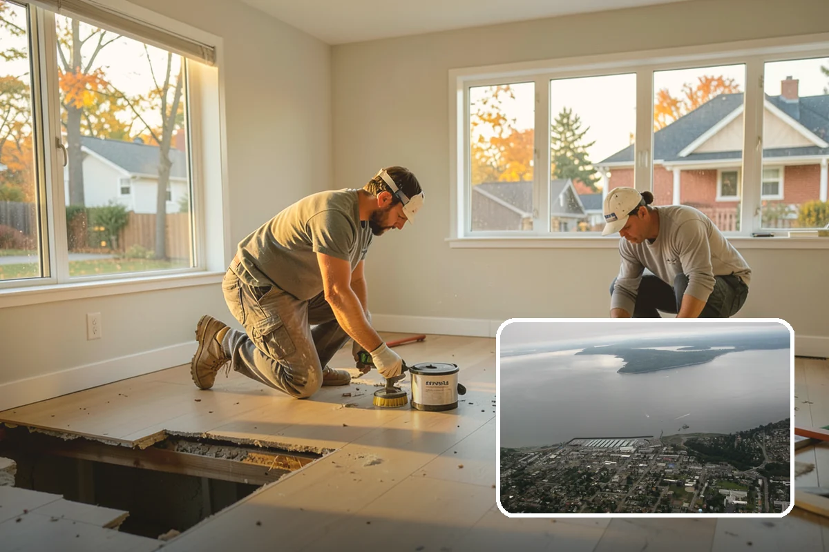 Gut Renovation in Des Moines, King County, WA - A complete fresh start down to the framing