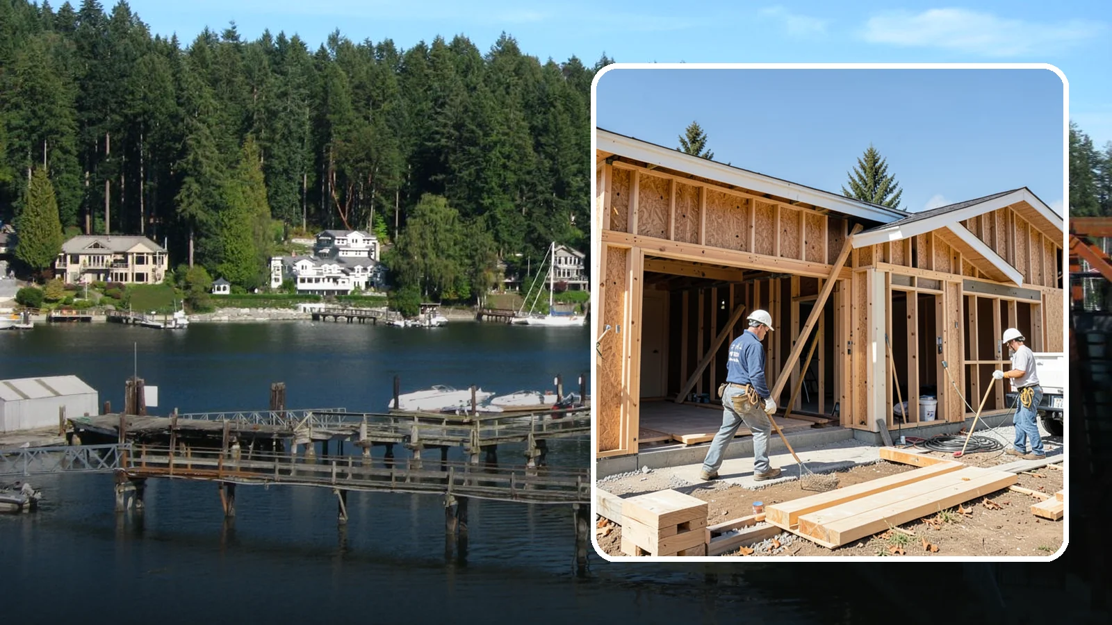 Gut Renovation in Gig Harbor, Pierce County, WA - A complete gut renovation that strips a Western Washington home to the studs and rebuilds it exactly the way you want.