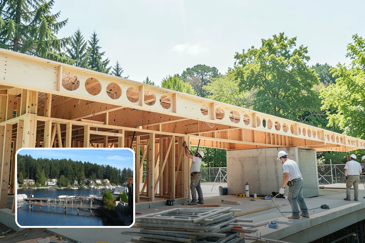 Gut Renovation in Gig Harbor, Pierce County, WA - A complete fresh start down to the framing