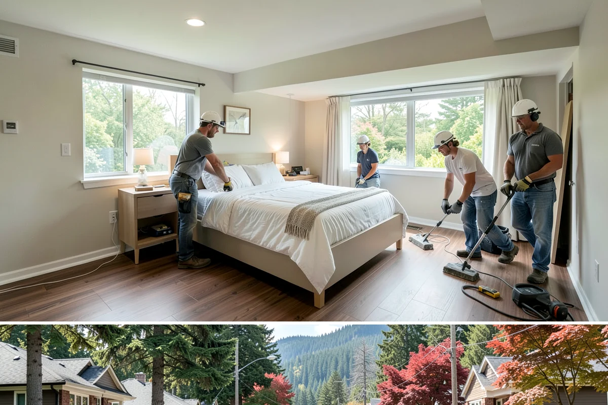 Gut Renovation in Hunts Point, King County, WA - Gut renovations pair well with a fall or winter start so demolition and rebuilding happen while the home is unoccupied and...