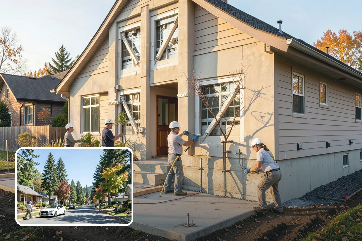 Gut Renovation in Orting, Pierce County, WA - A complete fresh start down to the framing