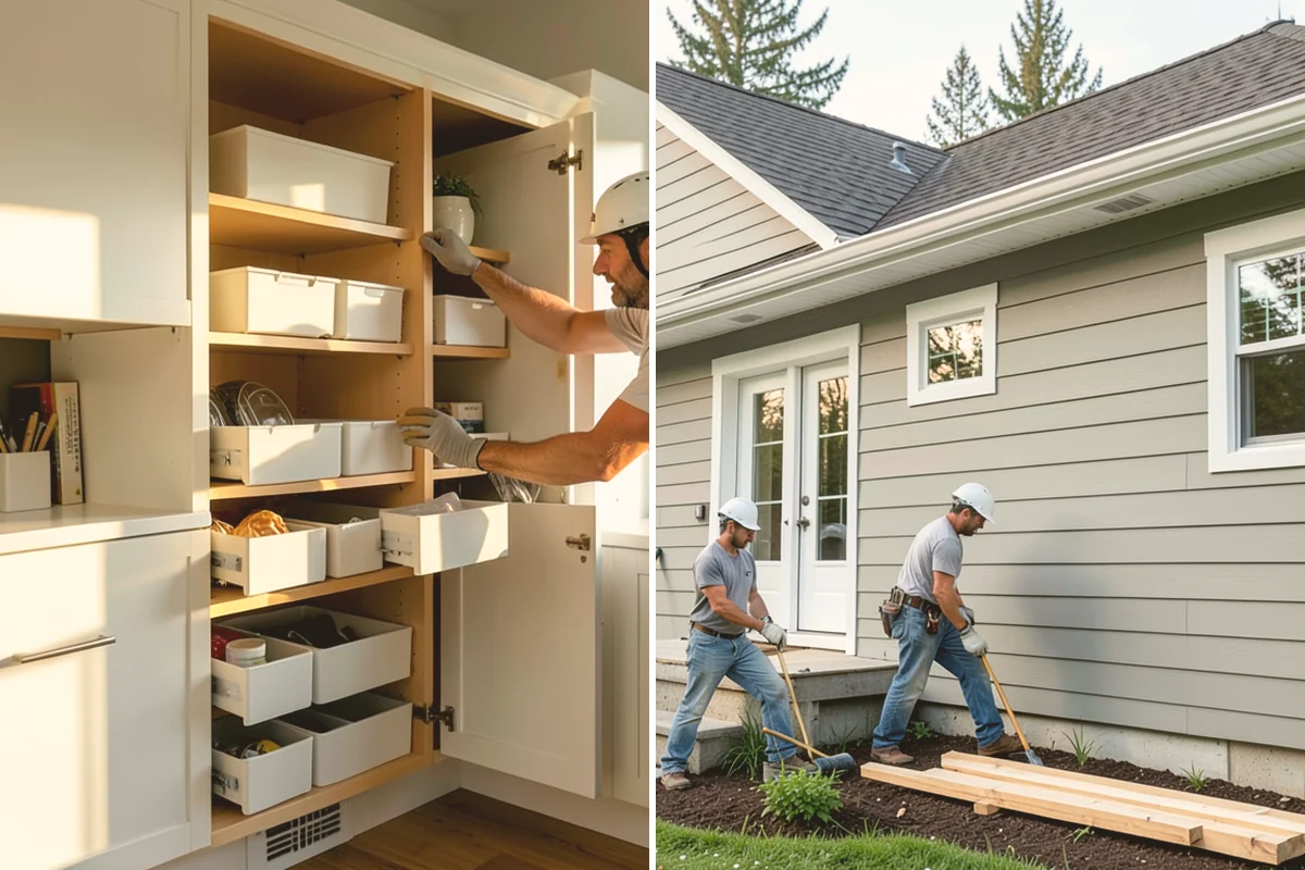 Gutter Guard Installation in Bellevue, King County, WA - Assess debris type and existing gutters