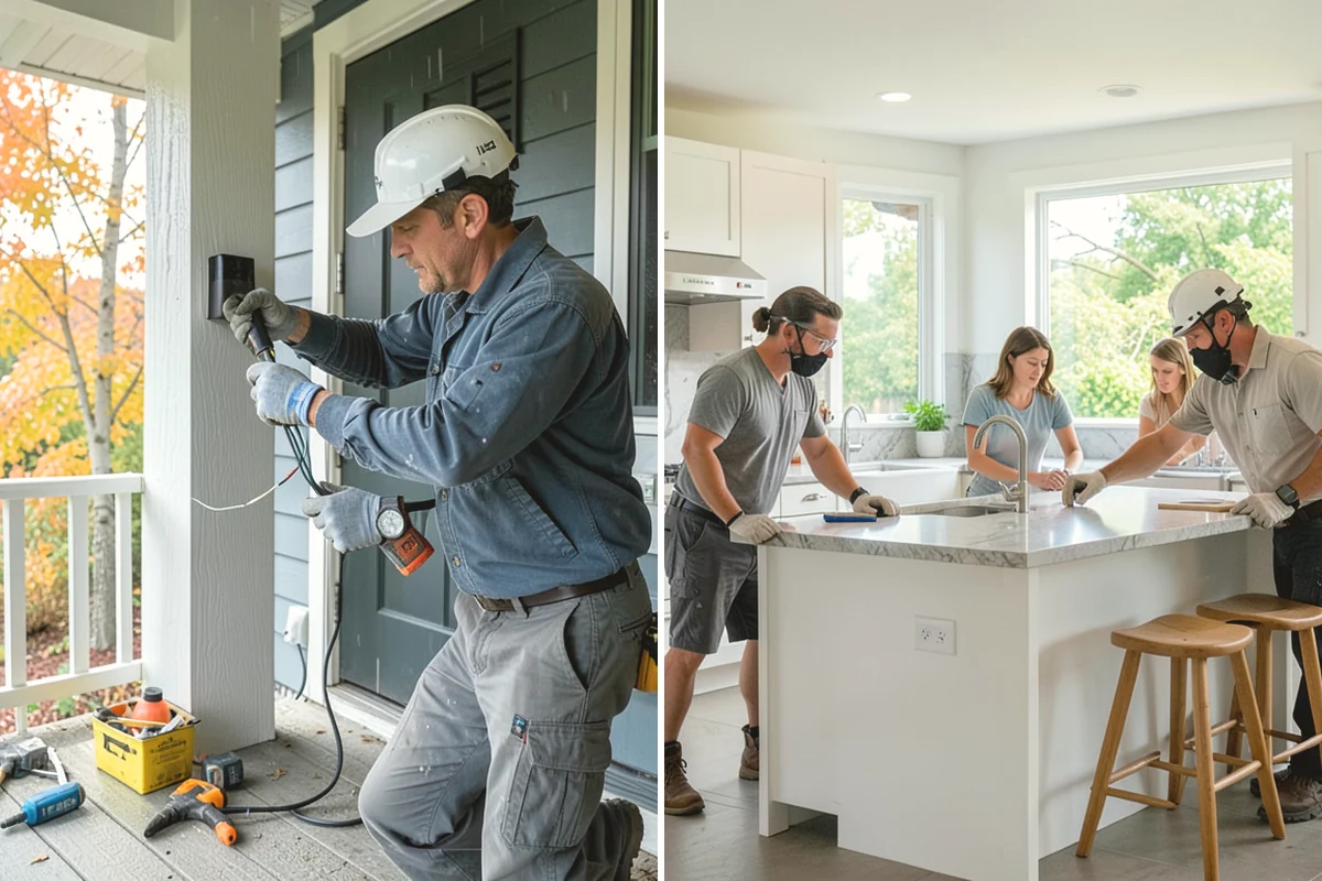 Gutter Guard Installation in Black Diamond, King County, WA - Assess debris type and existing gutters