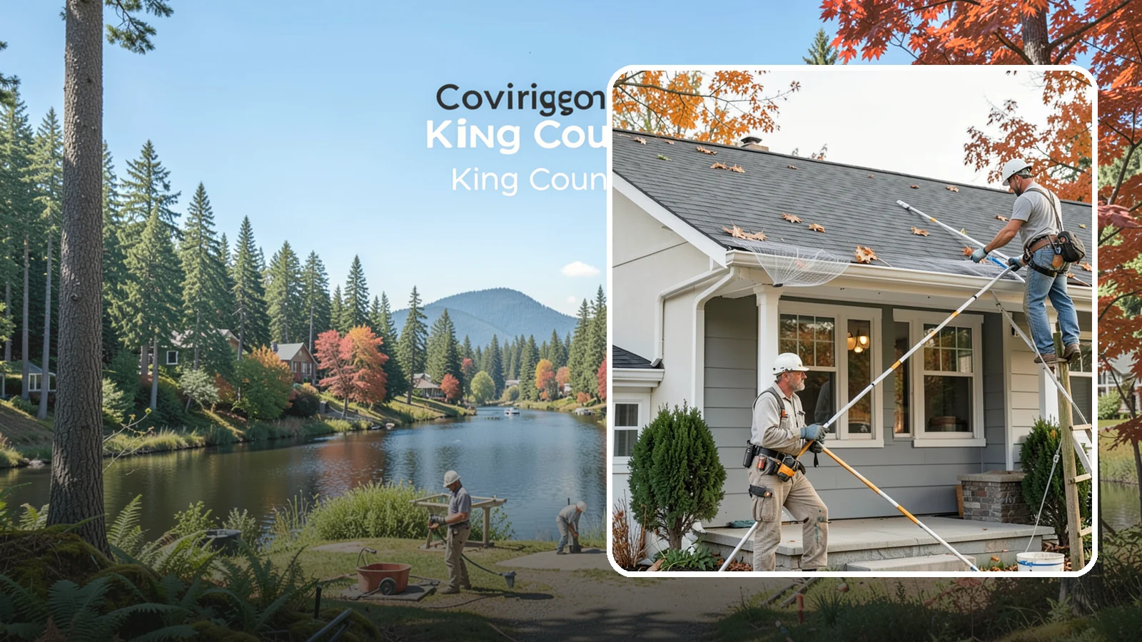 Gutter Guard Installation in Covington, King County, WA - We install gutter guards that keep leaves and debris out so water flows freely all year.