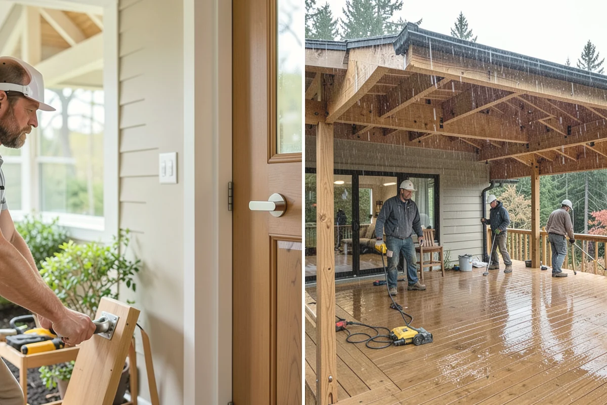 Gutter Guard Installation in Edgewood, Pierce County, WA - Assess debris type and existing gutters