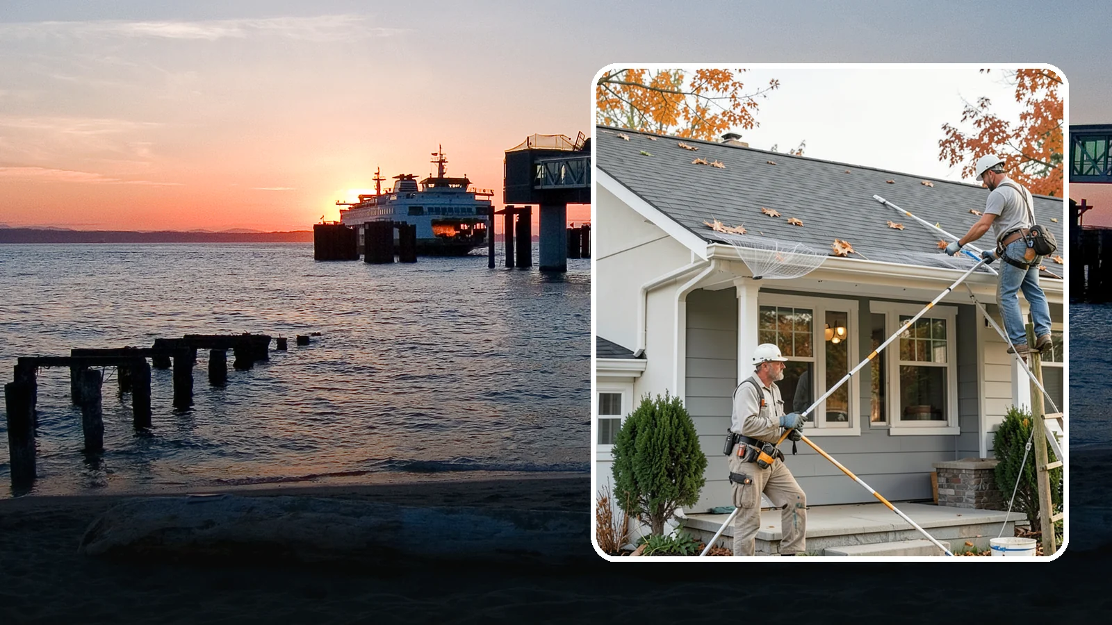 Gutter Guard Installation in Edmonds, Snohomish County, WA - We install gutter guards that keep leaves and debris out so water flows freely all year.