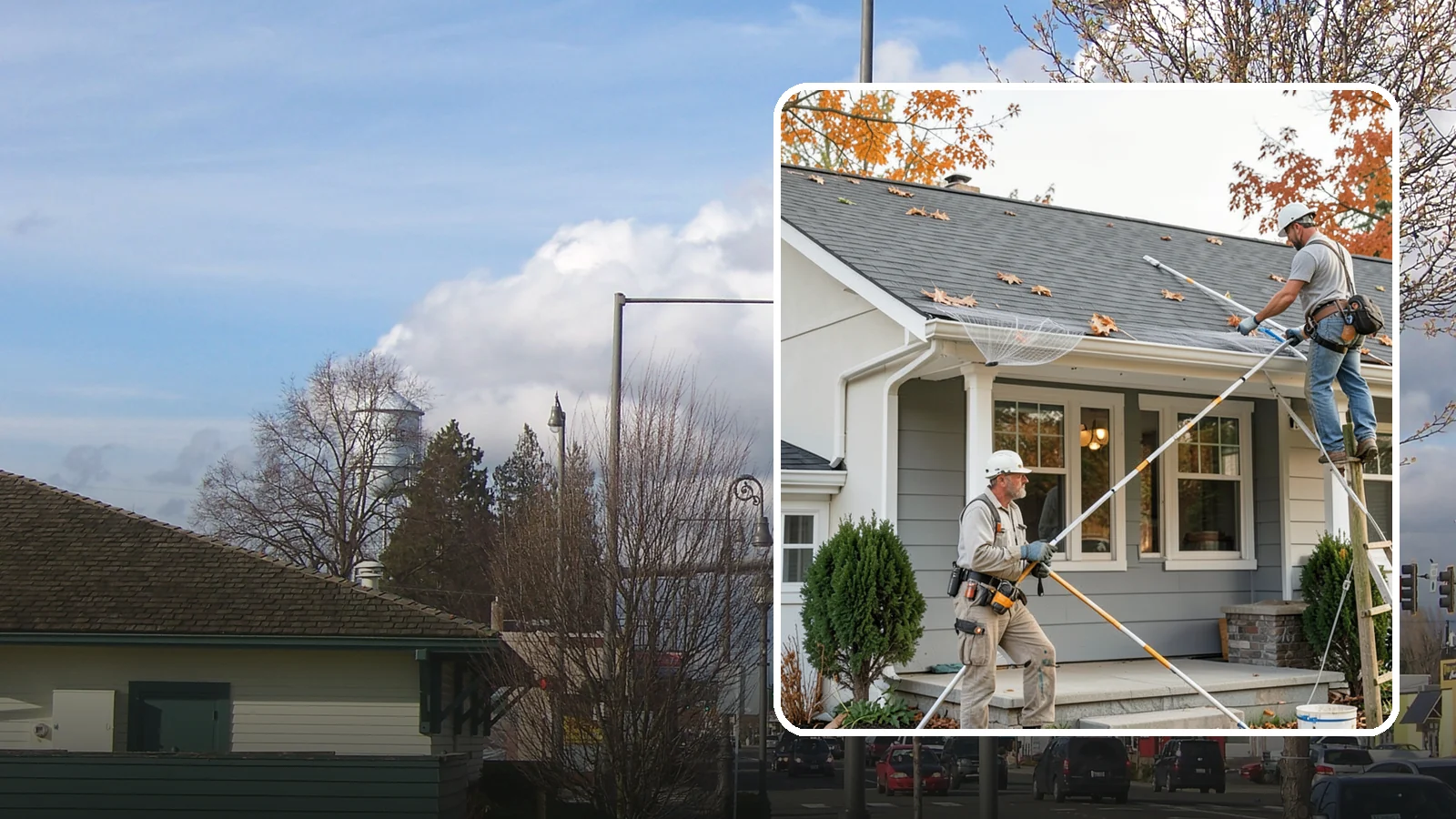 Gutter Guard Installation in Marysville, Snohomish County, WA - We install gutter guards that keep leaves and debris out so water flows freely all year.