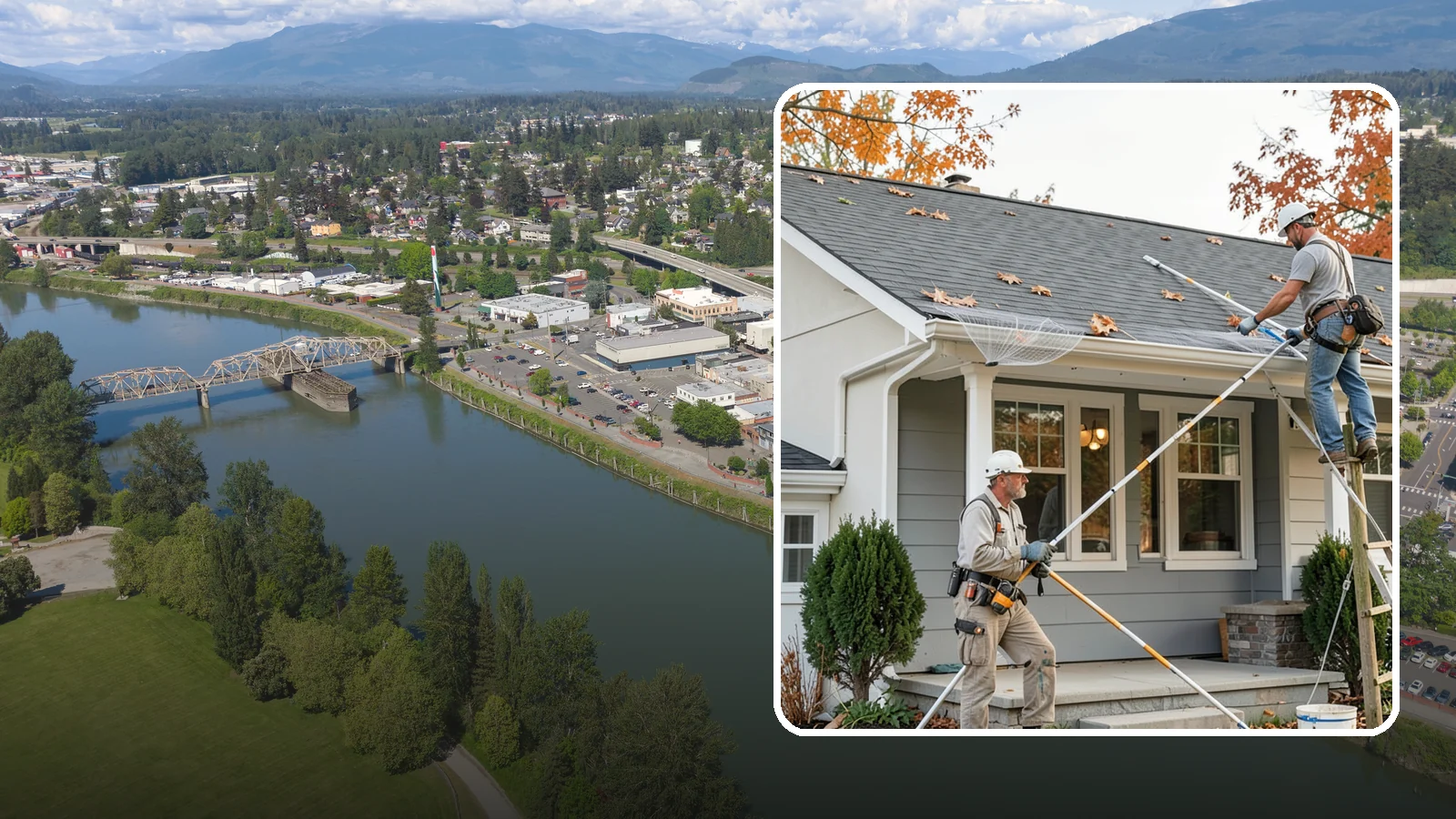 Gutter Guard Installation in Mount Vernon, Skagit County, WA - We install gutter guards that keep leaves and debris out so water flows freely all year.