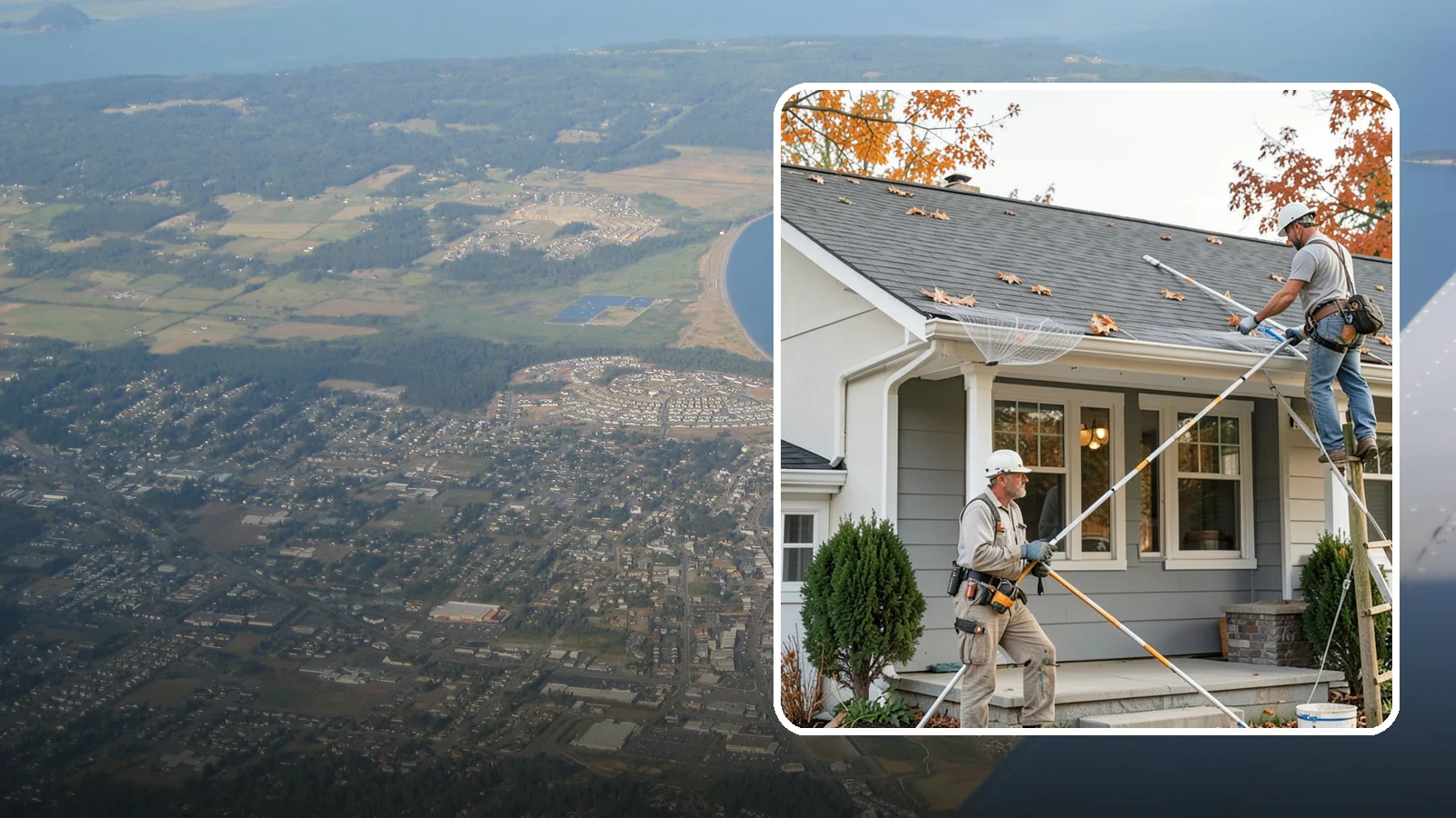 Gutter Guard Installation in Oak Harbor, Island County, WA - We install gutter guards that keep leaves and debris out so water flows freely all year.