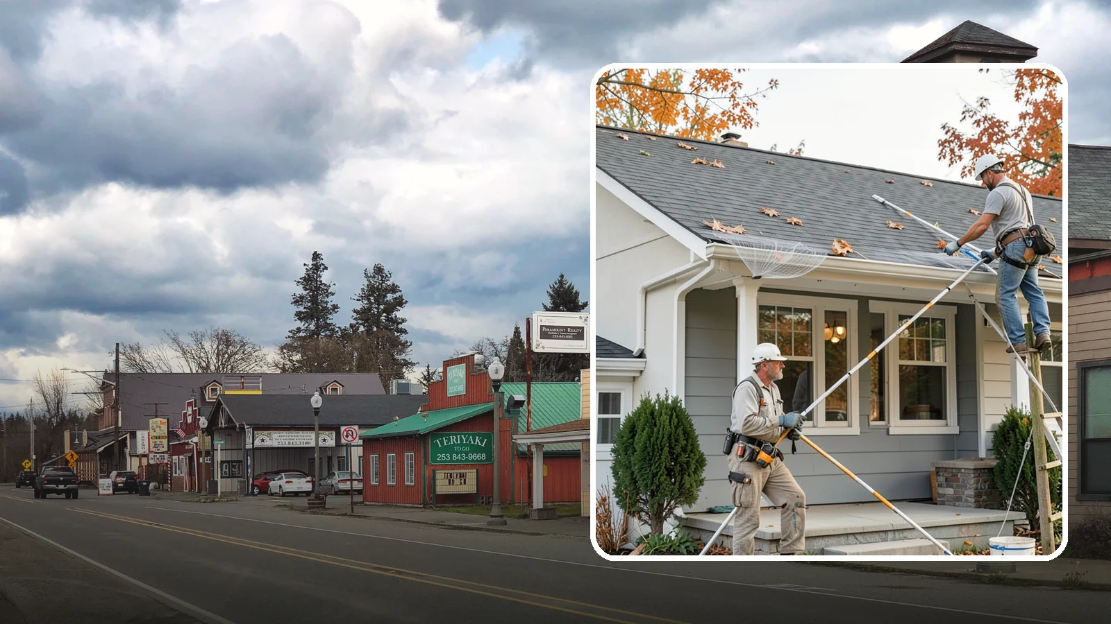 Gutter Guard Installation in Roy, Pierce County, WA - We install gutter guards that keep leaves and debris out so water flows freely all year.