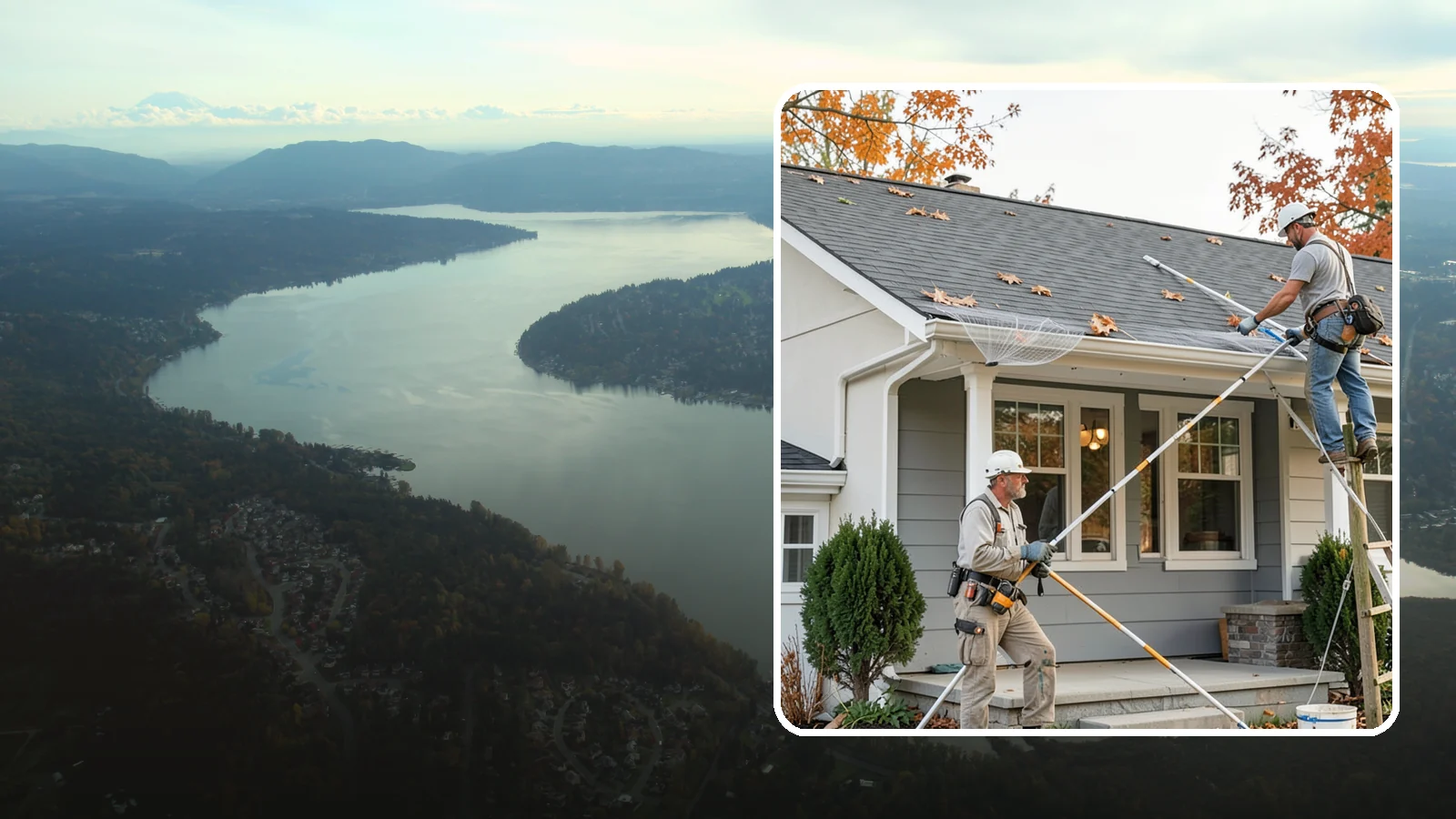 Gutter Guard Installation in Sammamish, King County, WA - We install gutter guards that keep leaves and debris out so water flows freely all year.