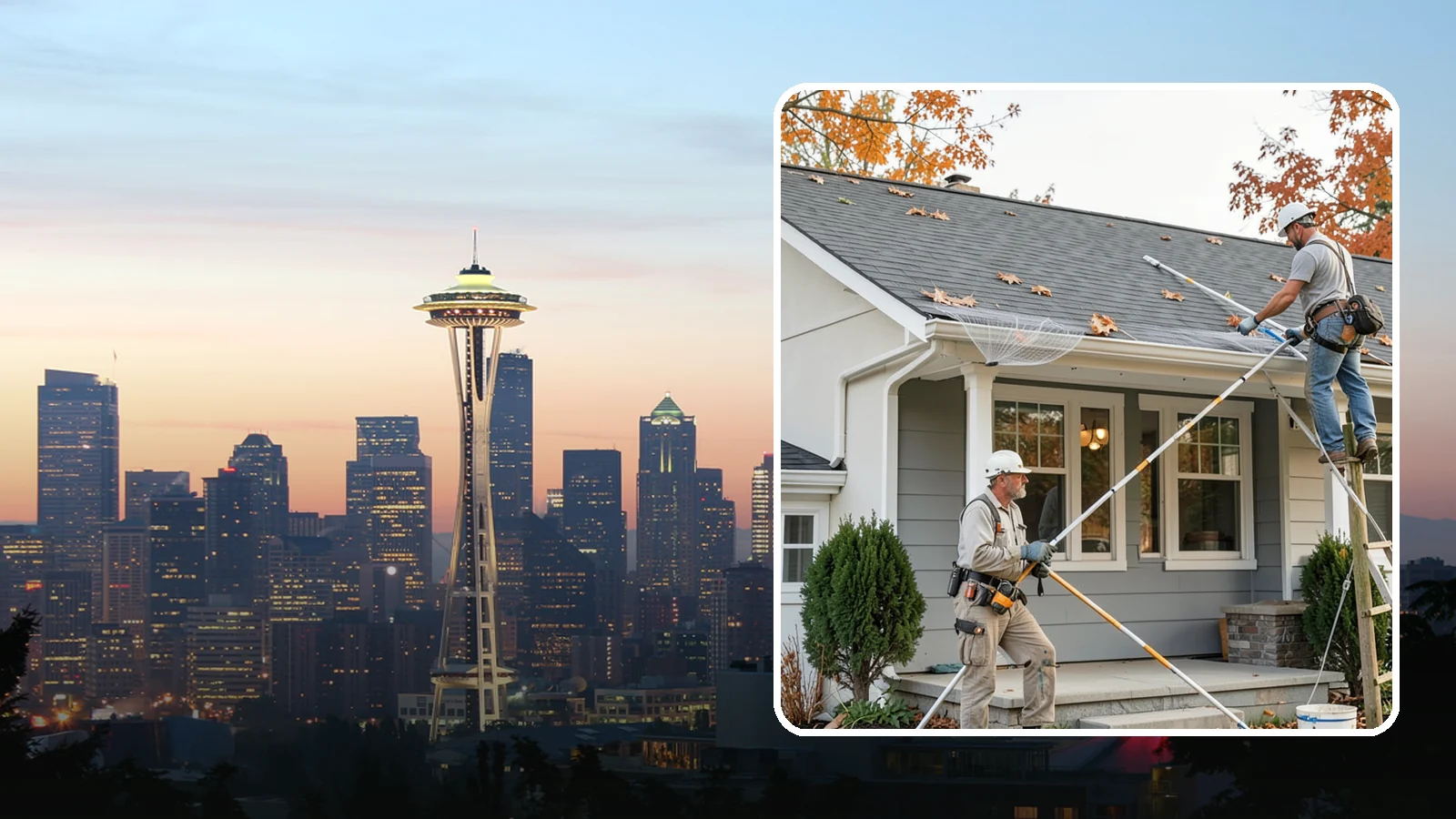 Gutter Guard Installation in Seattle, King County, WA - We install gutter guards that keep leaves and debris out so water flows freely all year.