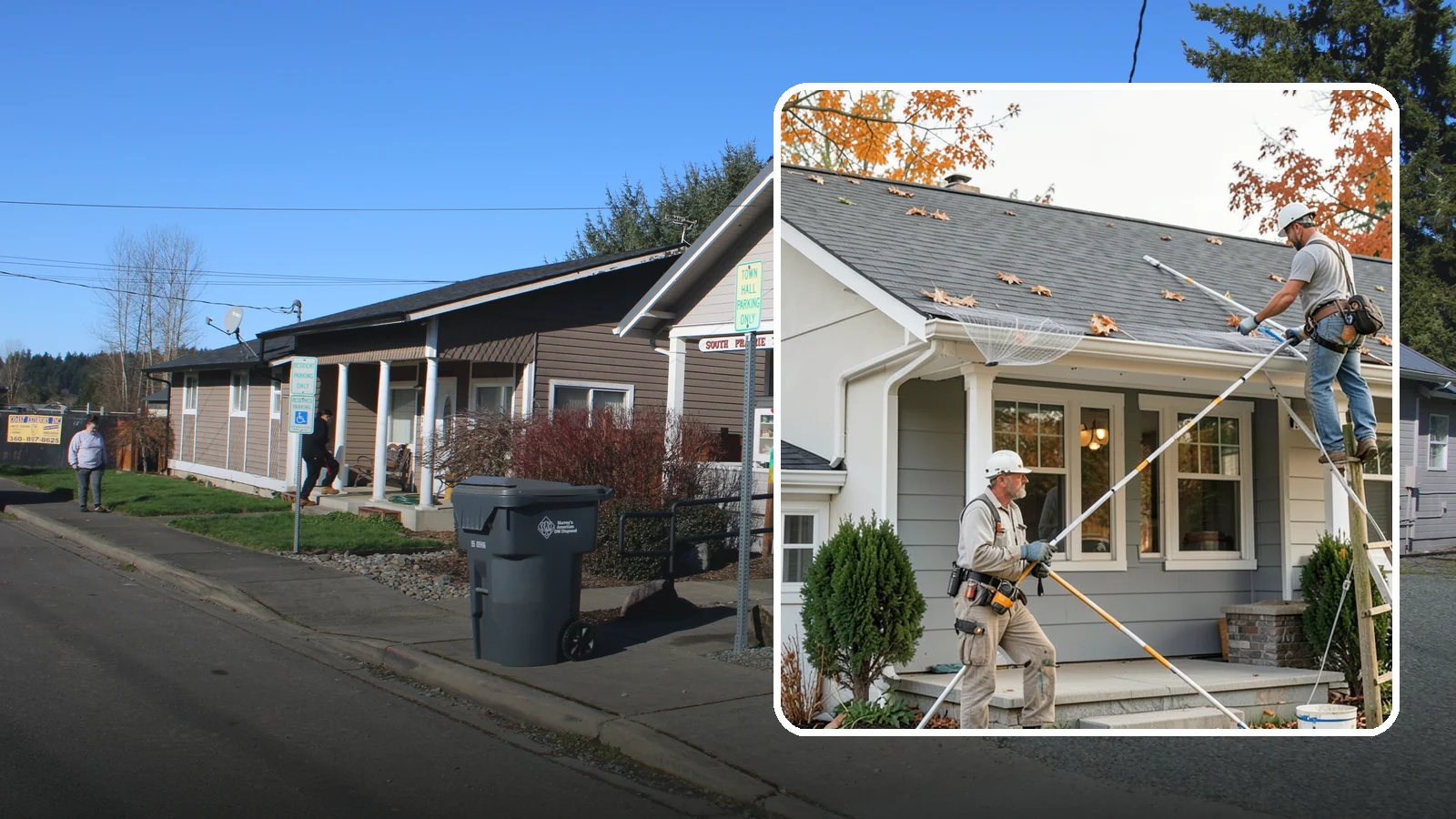 Gutter Guard Installation in South Prairie, Pierce County, WA - We install gutter guards that keep leaves and debris out so water flows freely all year.
