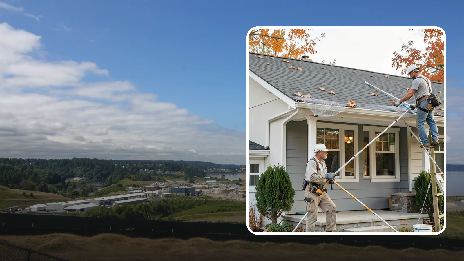 Gutter Guard Installation in University Place, Pierce County, WA - We install gutter guards that keep leaves and debris out so water flows freely all year.