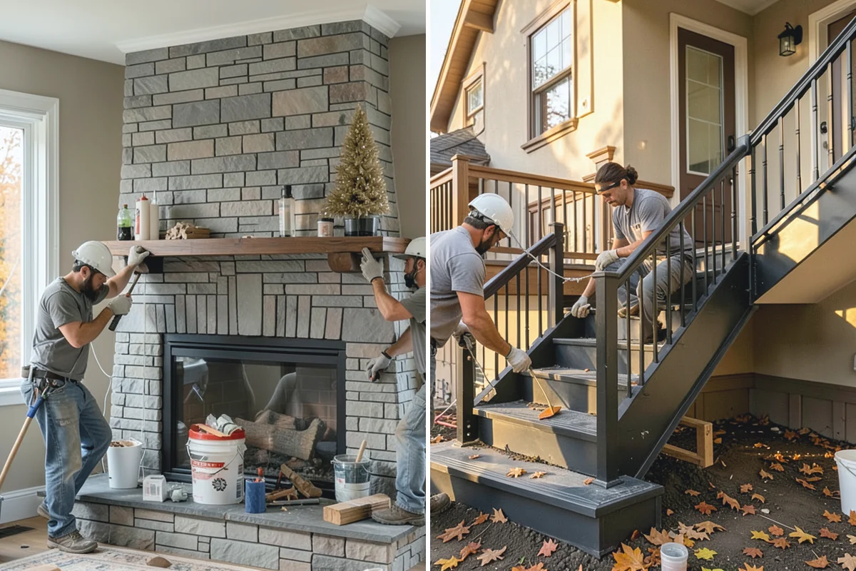 Gutter Guard Installation in Woodinville, King County, WA - Assess debris type and existing gutters
