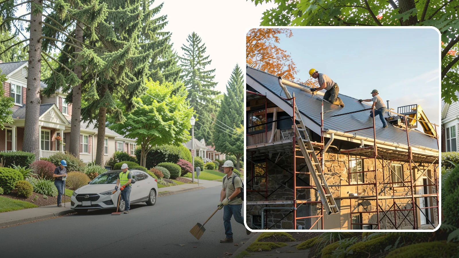 Gutter Installation in Beaux Arts Village, King County, WA - We install gutter systems that channel Western Washington's heavy rainfall safely away from your home.