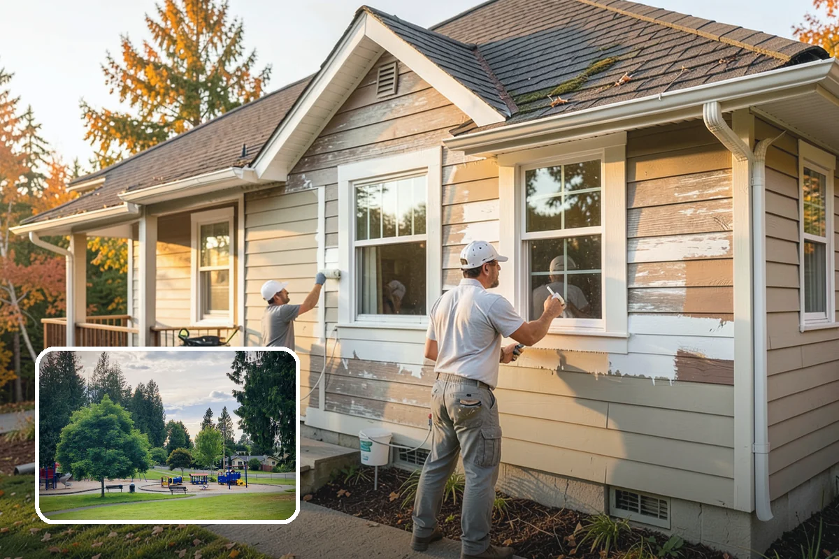 Gutter Installation in Bonney Lake, Pierce County, WA - Directs heavy PNW rainfall away from the home