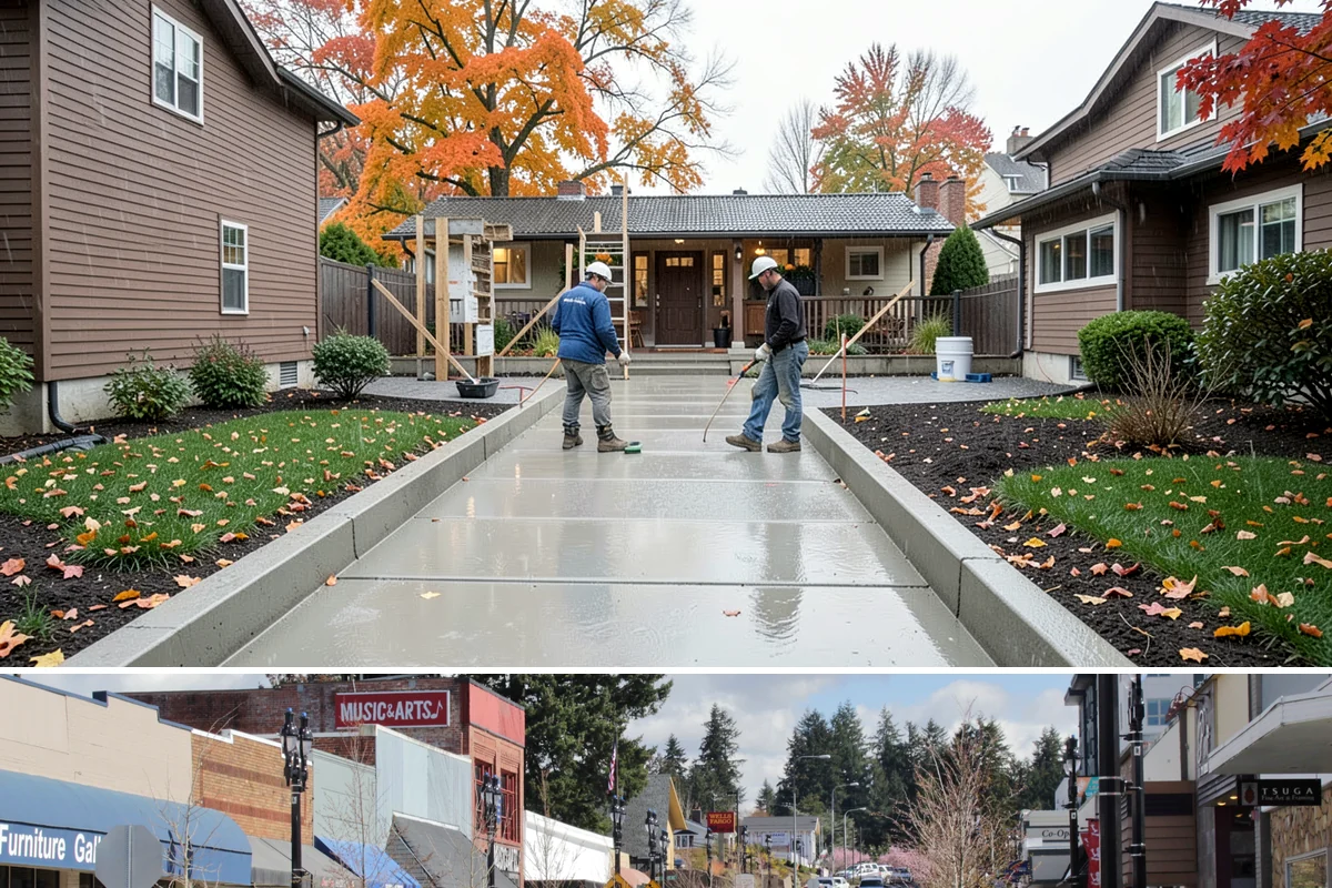 Gutter Installation in Bothell, King County, WA - Late summer and early fall are ideal for installing gutters before the heavy rains return.