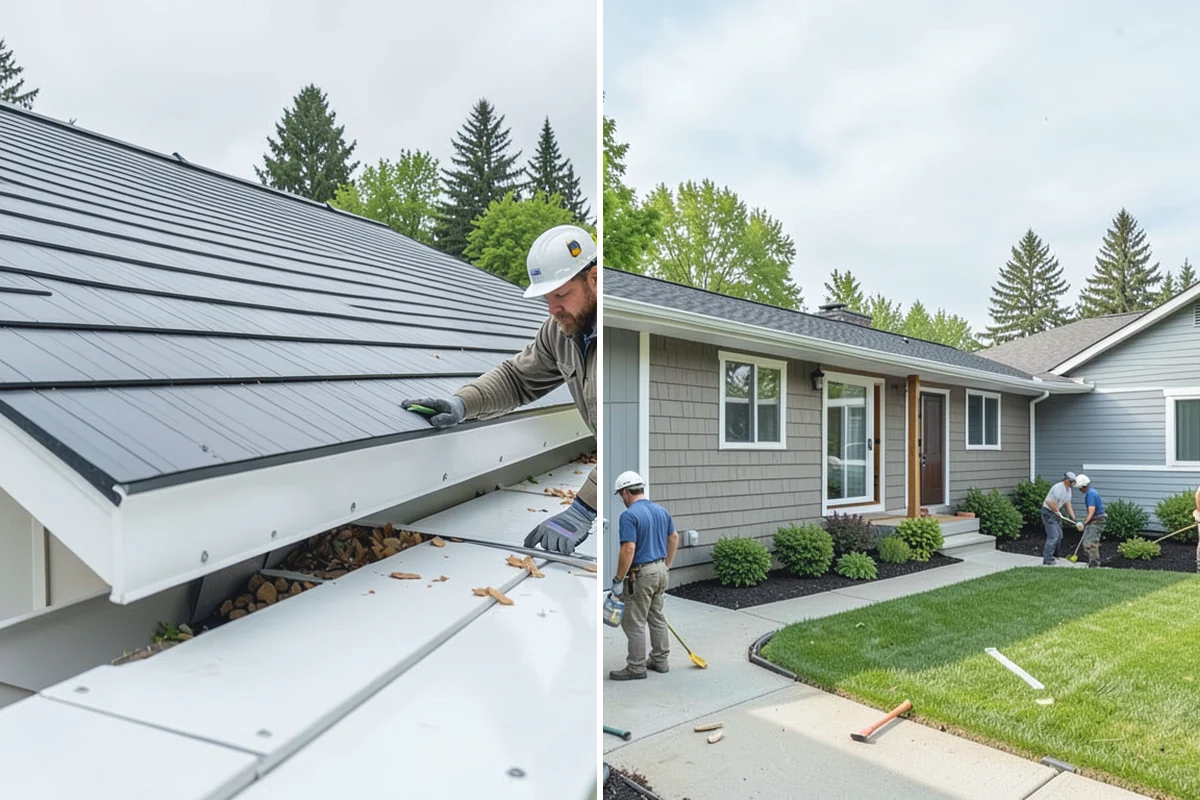 Gutter Installation in Buckley, Pierce County, WA - Measure roof area and plan gutter and downspout layout