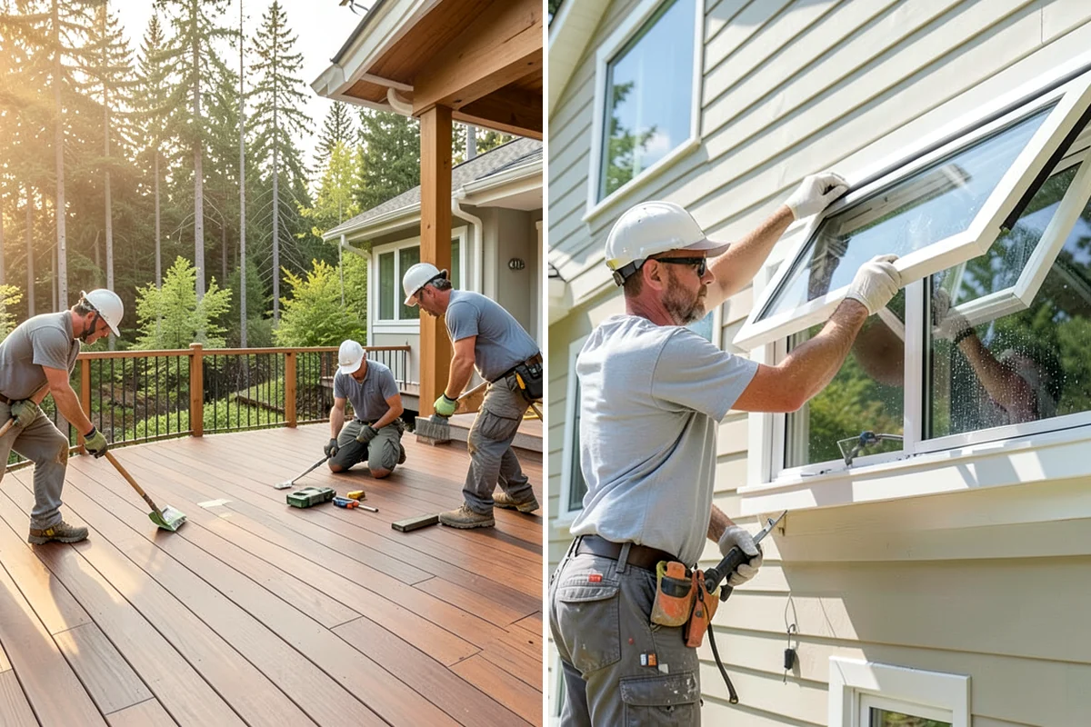 Gutter Installation in Clyde Hill, King County, WA - Measure roof area and plan gutter and downspout layout