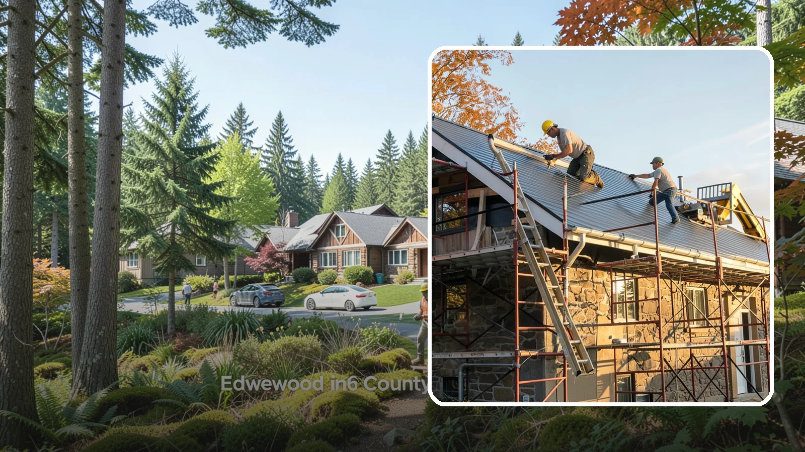 Gutter Installation in Edgewood, Pierce County, WA - We install gutter systems that channel Western Washington's heavy rainfall safely away from your home.