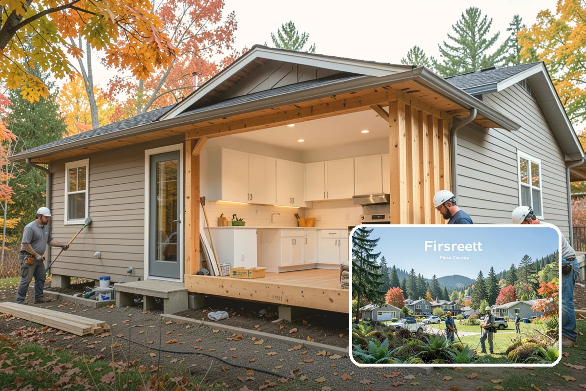 Gutter Installation in Fircrest, Pierce County, WA - Directs heavy PNW rainfall away from the home