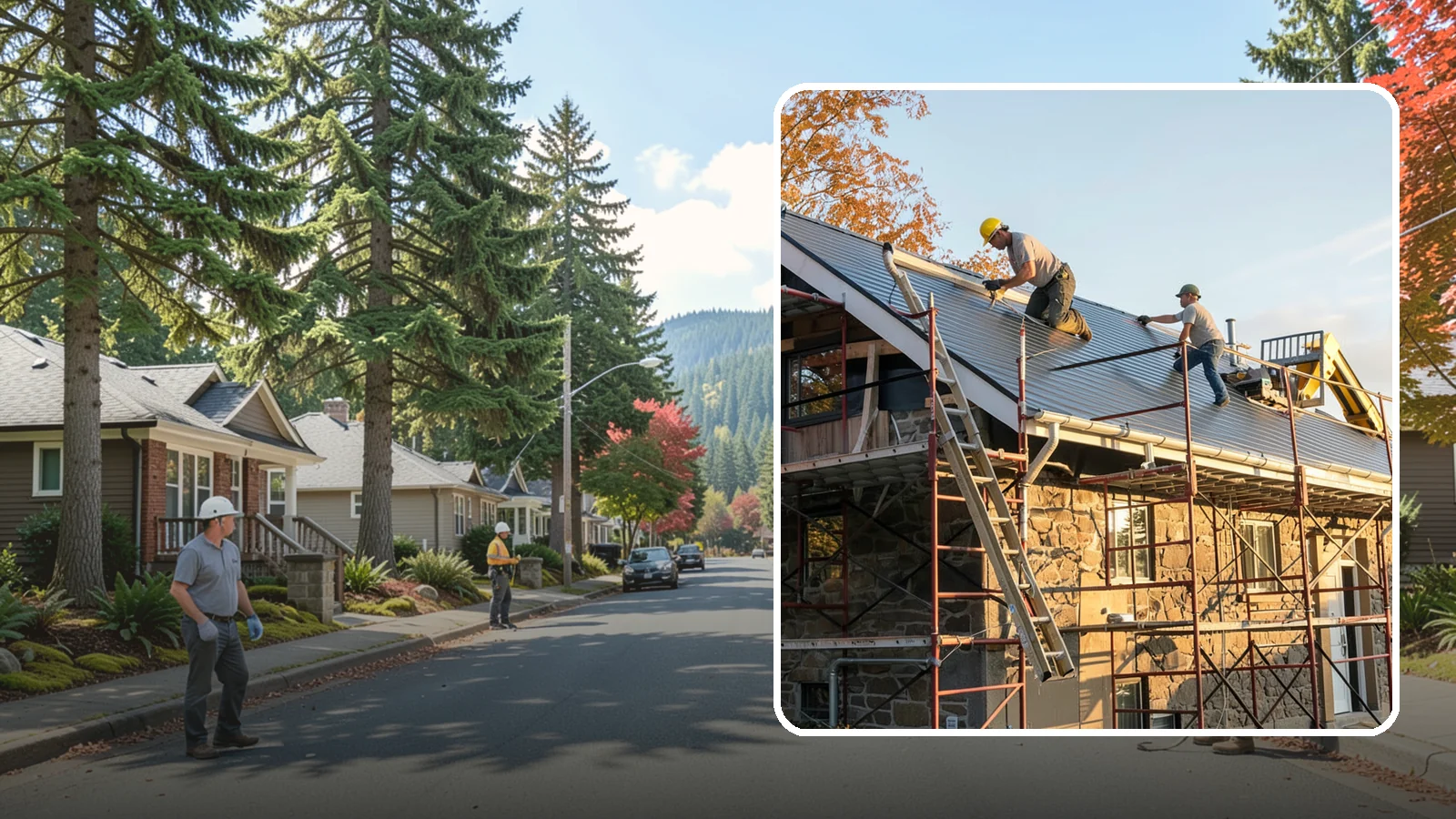 Gutter Installation in Hunts Point, King County, WA - We install gutter systems that channel Western Washington's heavy rainfall safely away from your home.