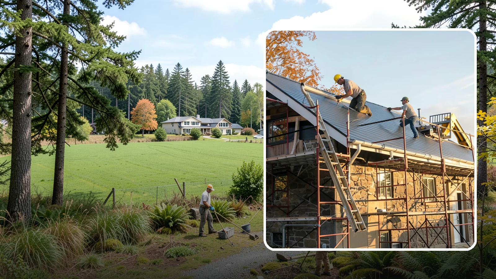 Gutter Installation in Lyman, Skagit County, WA - We install gutter systems that channel Western Washington's heavy rainfall safely away from your home.