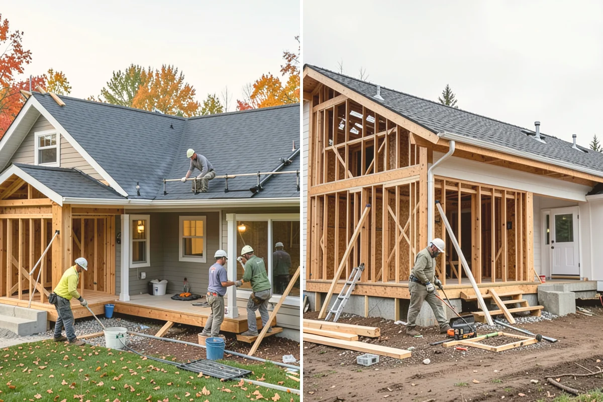 Gutter Installation in Milton, King County, WA - Measure roof area and plan gutter and downspout layout