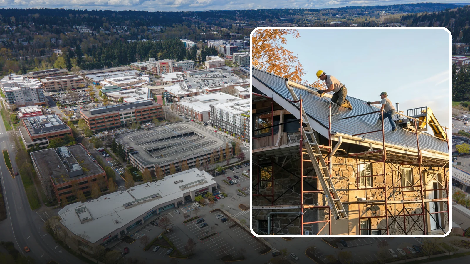 Gutter Installation in Redmond, King County, WA - We install gutter systems that channel Western Washington's heavy rainfall safely away from your home.
