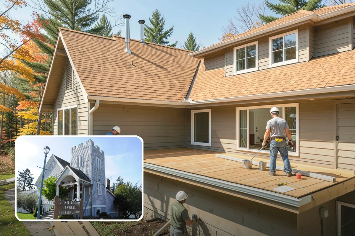 Gutter Installation in Steilacoom, Pierce County, WA - Directs heavy PNW rainfall away from the home