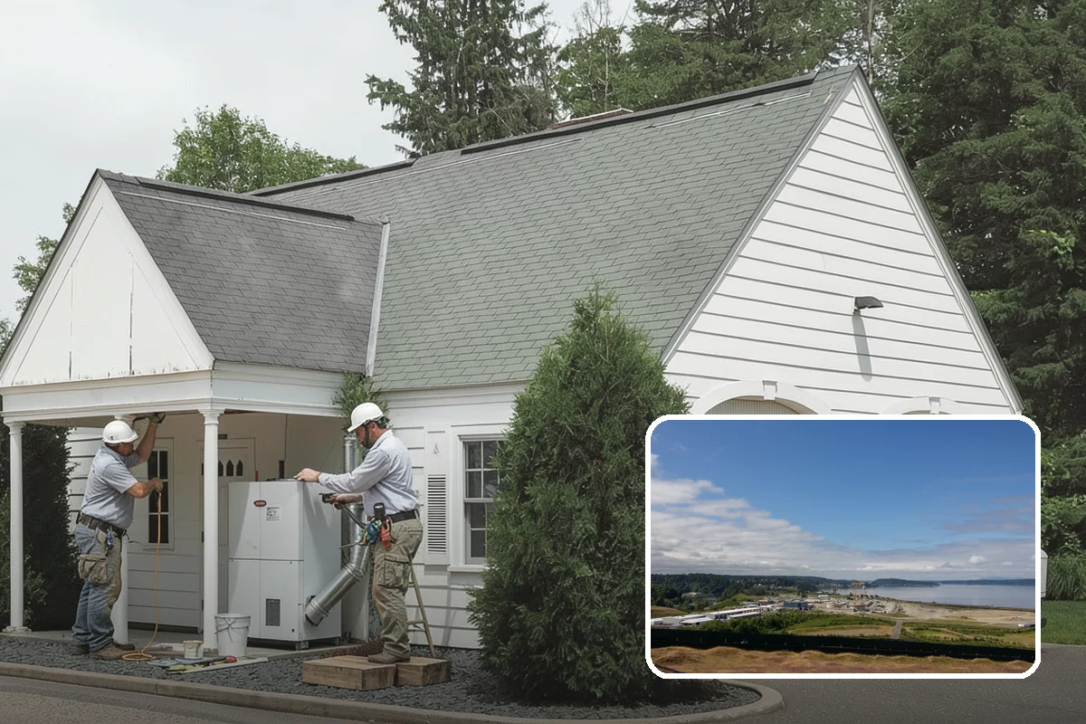 Gutter Installation in University Place, Pierce County, WA - Directs heavy PNW rainfall away from the home