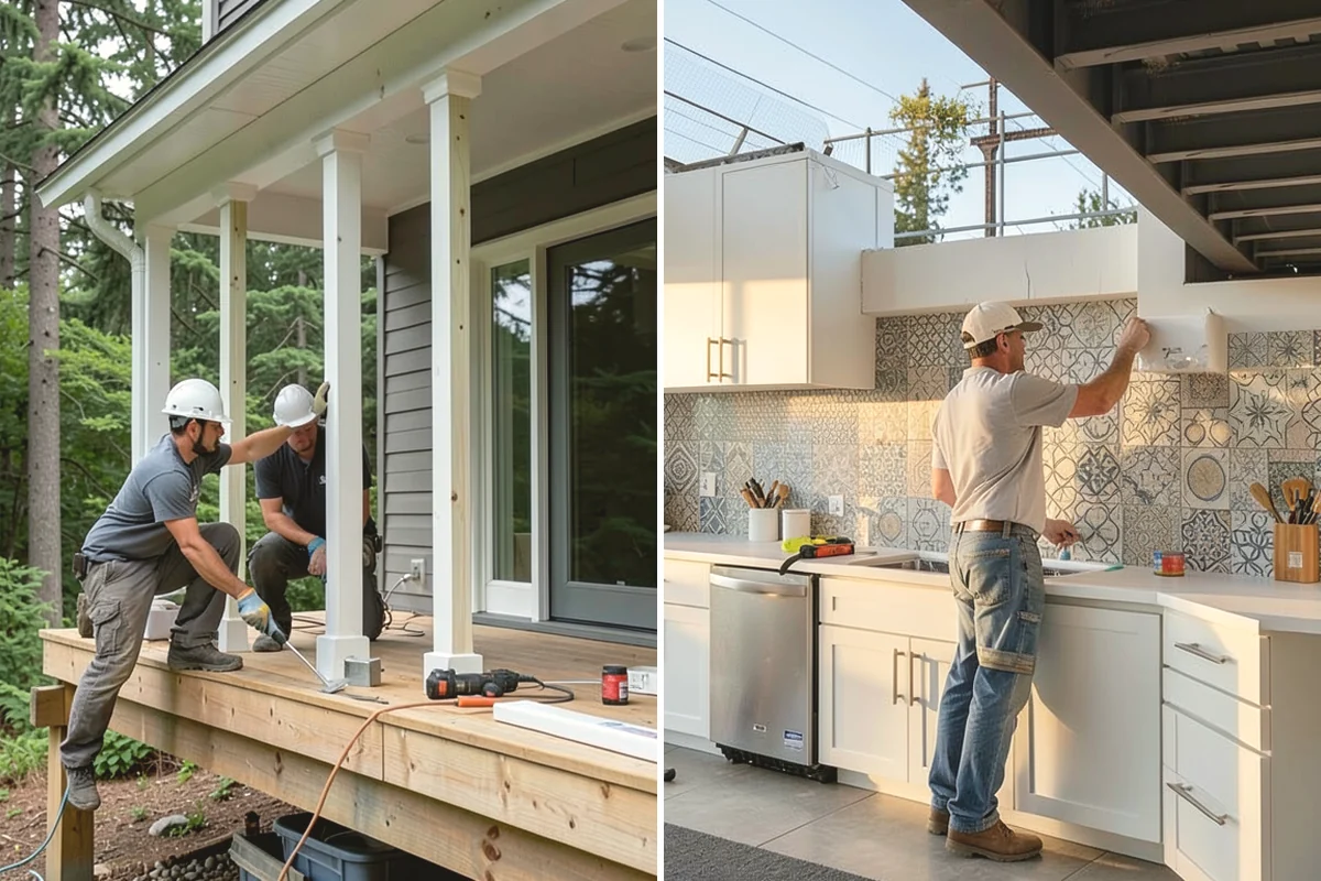 Gutter Installation in Yarrow Point, King County, WA - Measure roof area and plan gutter and downspout layout