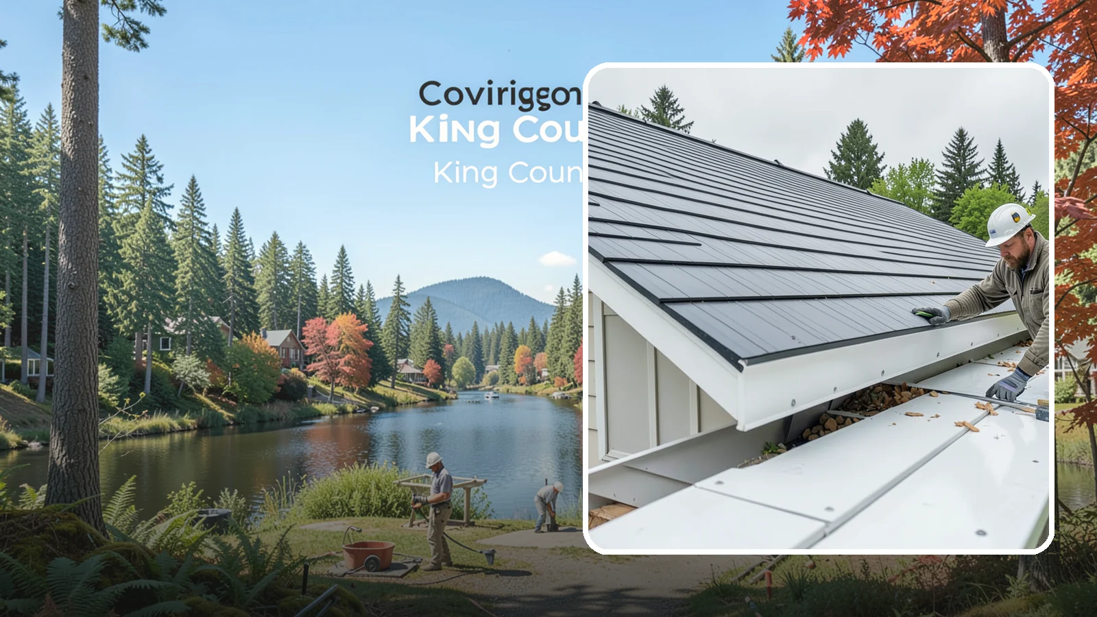 Gutter Repair in Covington, King County, WA - We repair leaks, sags, and clogs to restore your existing gutters to reliable working order.