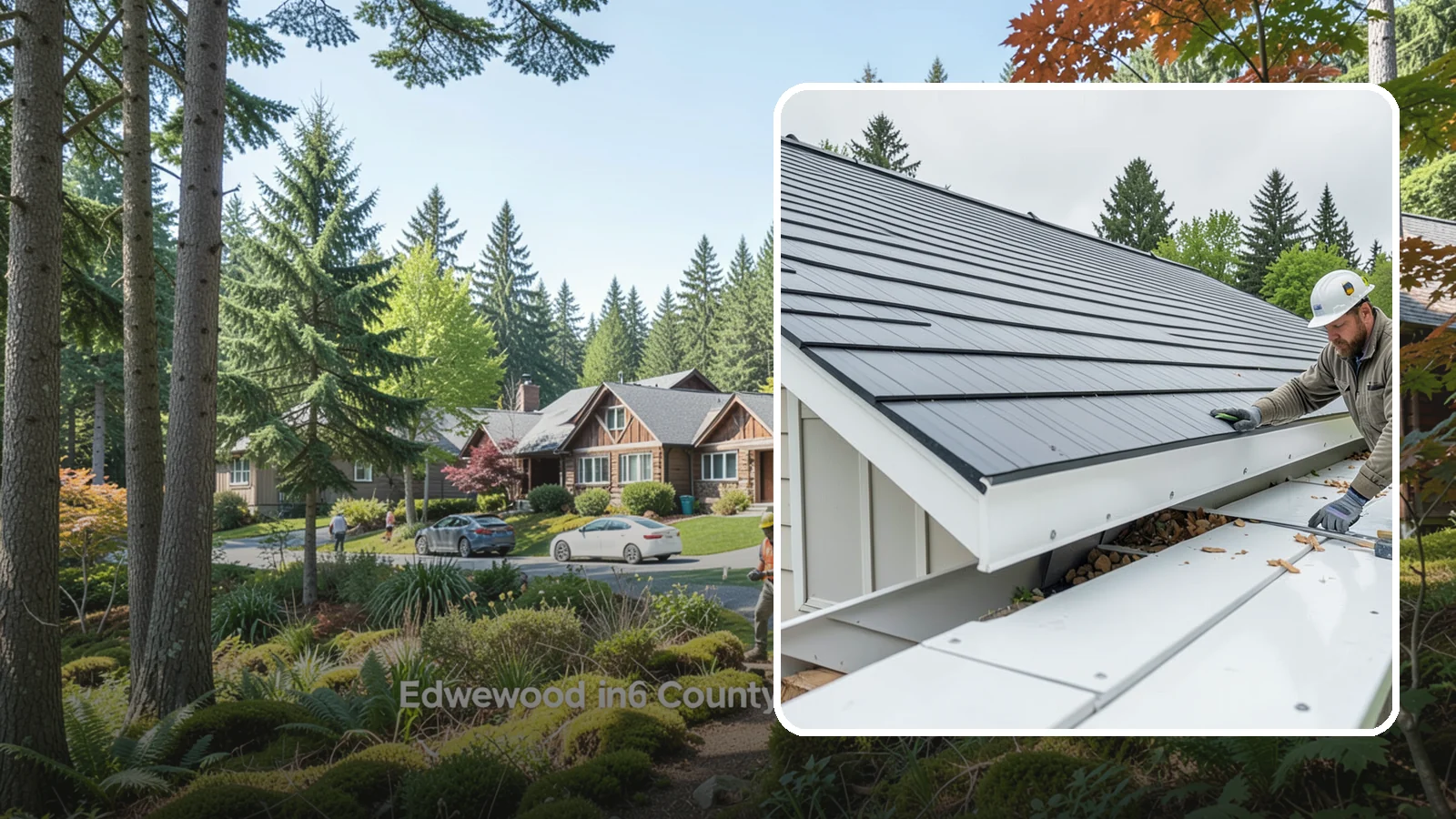 Gutter Repair in Edgewood, Pierce County, WA - We repair leaks, sags, and clogs to restore your existing gutters to reliable working order.