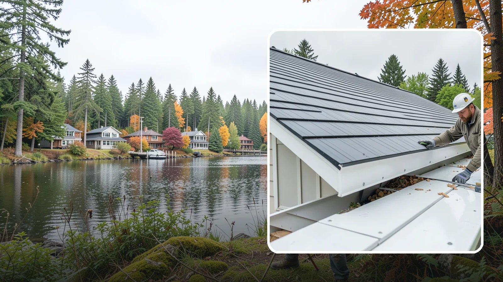 Gutter Repair in La Conner, Skagit County, WA - We repair leaks, sags, and clogs to restore your existing gutters to reliable working order.