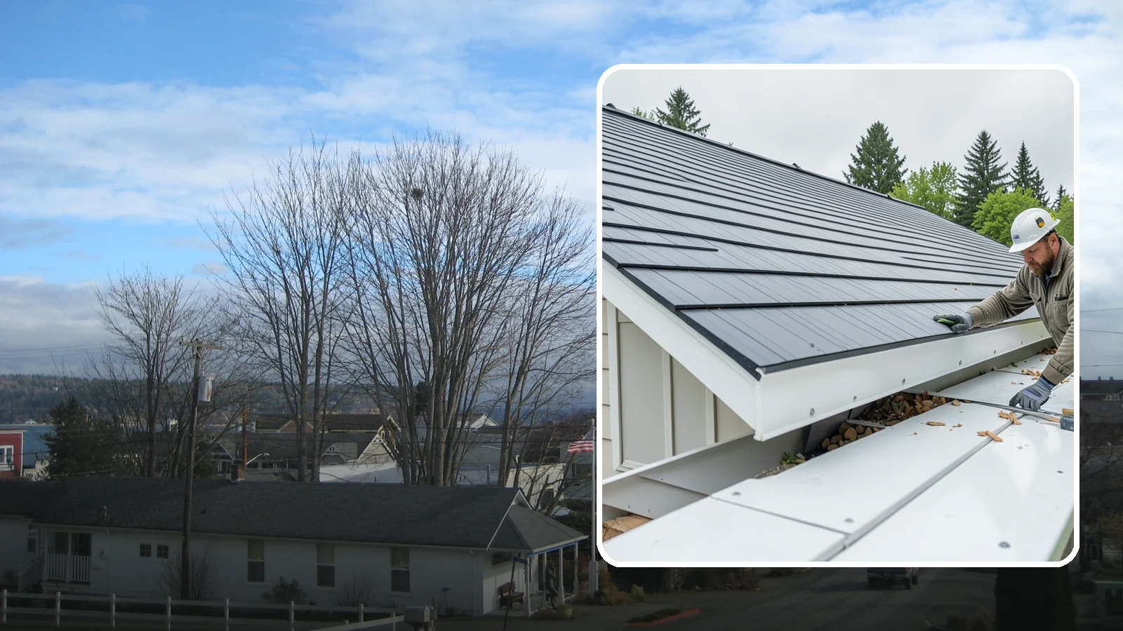 Gutter Repair in Langley, Island County, WA - We repair leaks, sags, and clogs to restore your existing gutters to reliable working order.