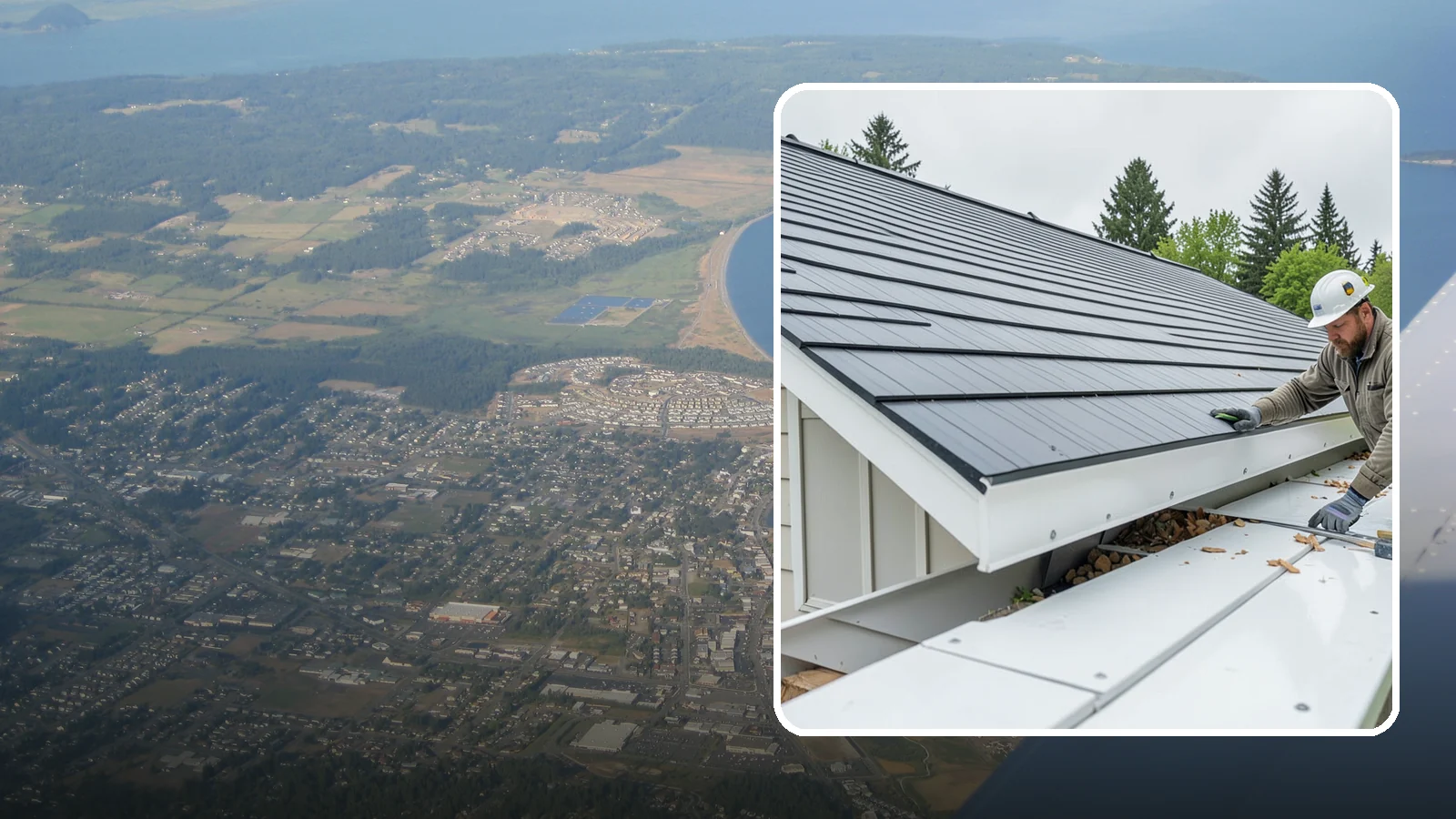 Gutter Repair in Oak Harbor, Island County, WA - We repair leaks, sags, and clogs to restore your existing gutters to reliable working order.