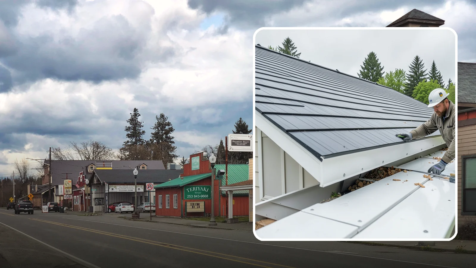 Gutter Repair in Roy, Pierce County, WA - We repair leaks, sags, and clogs to restore your existing gutters to reliable working order.