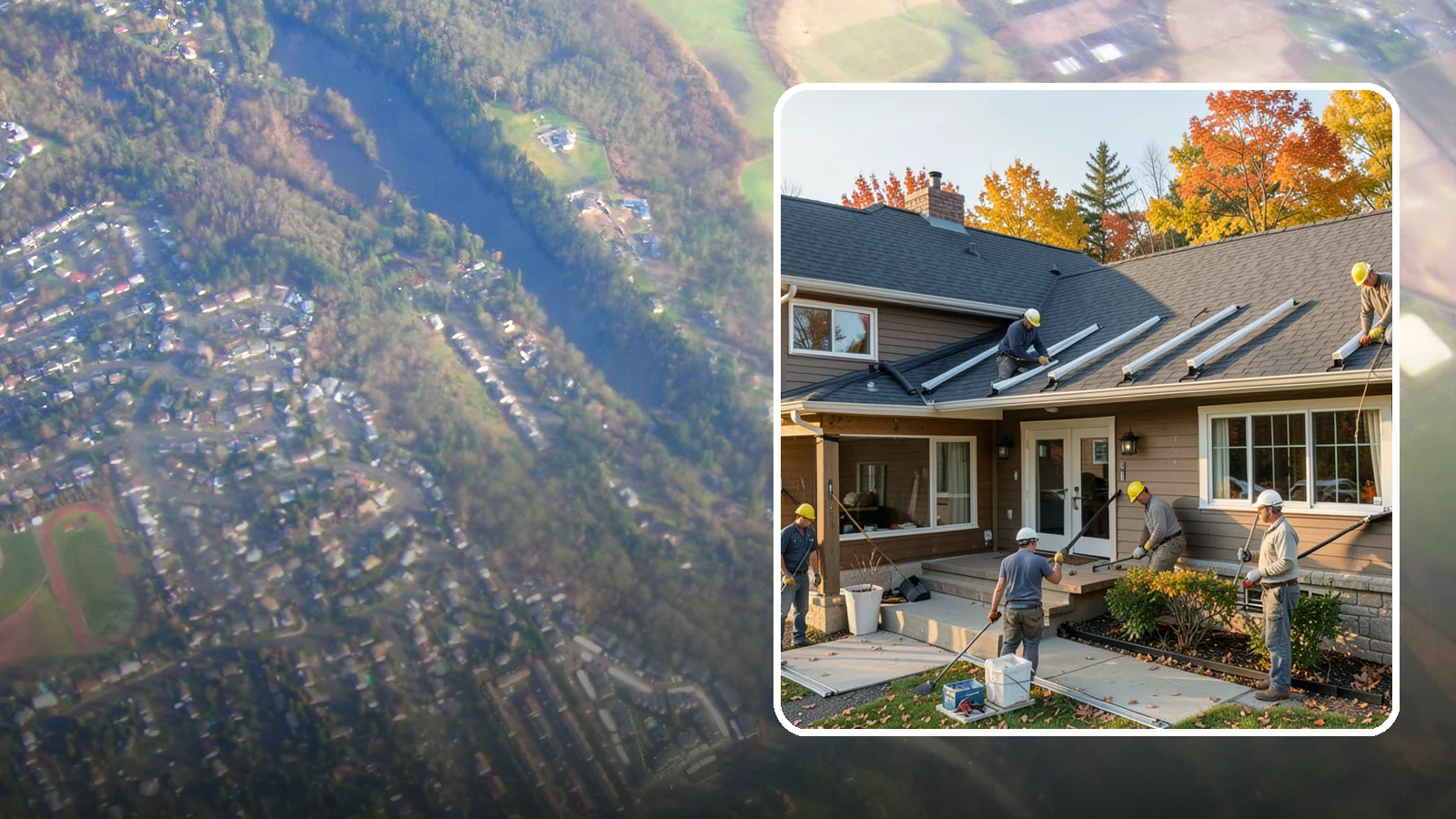 Gutter Replacement in Algona, King County, WA - We replace old, sagging, or leaking gutters with a properly sized system built for our climate.
