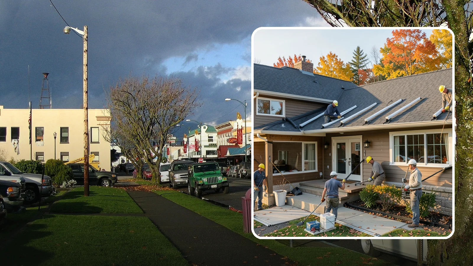 Gutter Replacement in Arlington, Snohomish County, WA - We replace old, sagging, or leaking gutters with a properly sized system built for our climate.