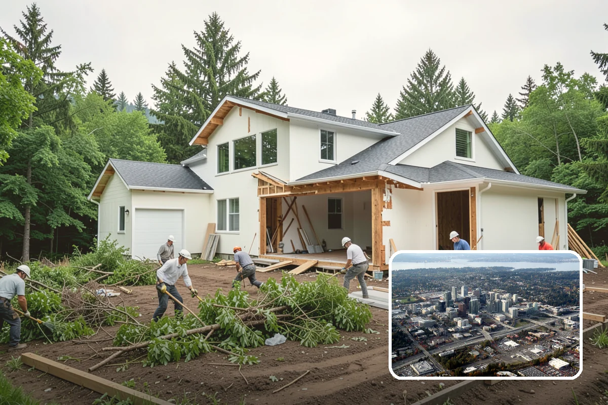 Gutter Replacement in Bellevue, King County, WA - Ends chronic sagging, leaking, and overflow