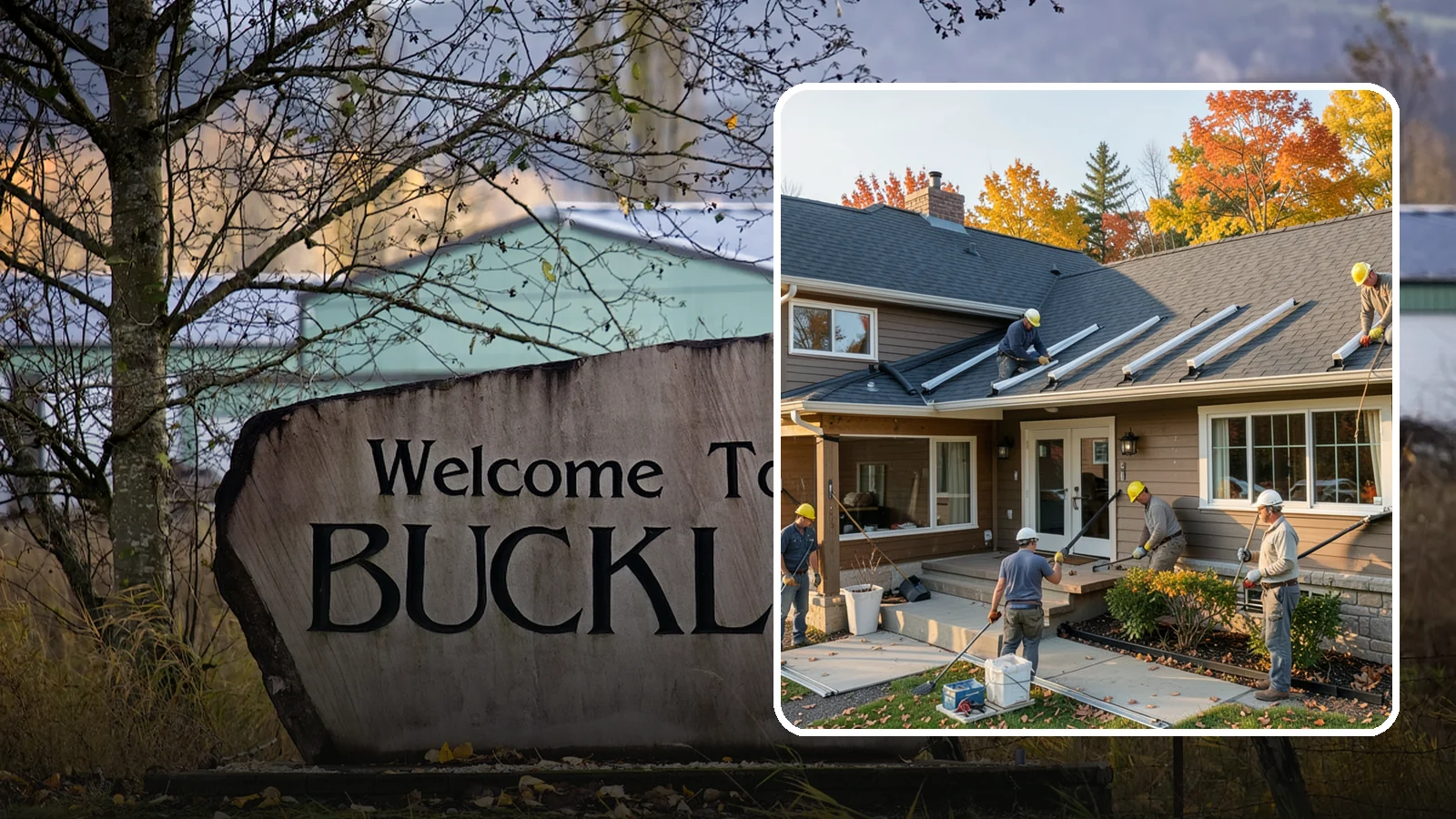 Gutter Replacement in Buckley, Pierce County, WA - We replace old, sagging, or leaking gutters with a properly sized system built for our climate.