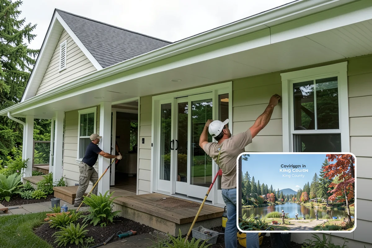 Gutter Replacement in Covington, King County, WA - Ends chronic sagging, leaking, and overflow