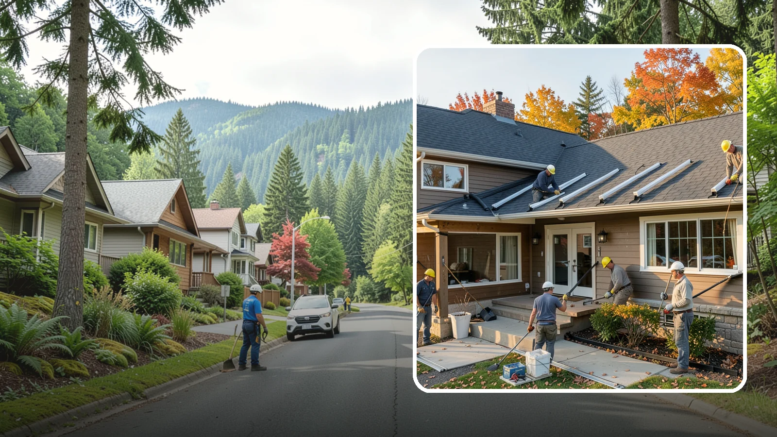 Gutter Replacement in Darrington, Snohomish County, WA - We replace old, sagging, or leaking gutters with a properly sized system built for our climate.