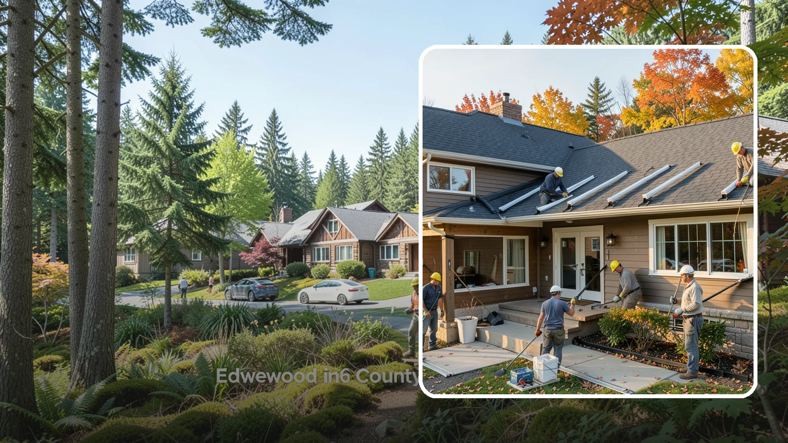 Gutter Replacement in Edgewood, Pierce County, WA - We replace old, sagging, or leaking gutters with a properly sized system built for our climate.