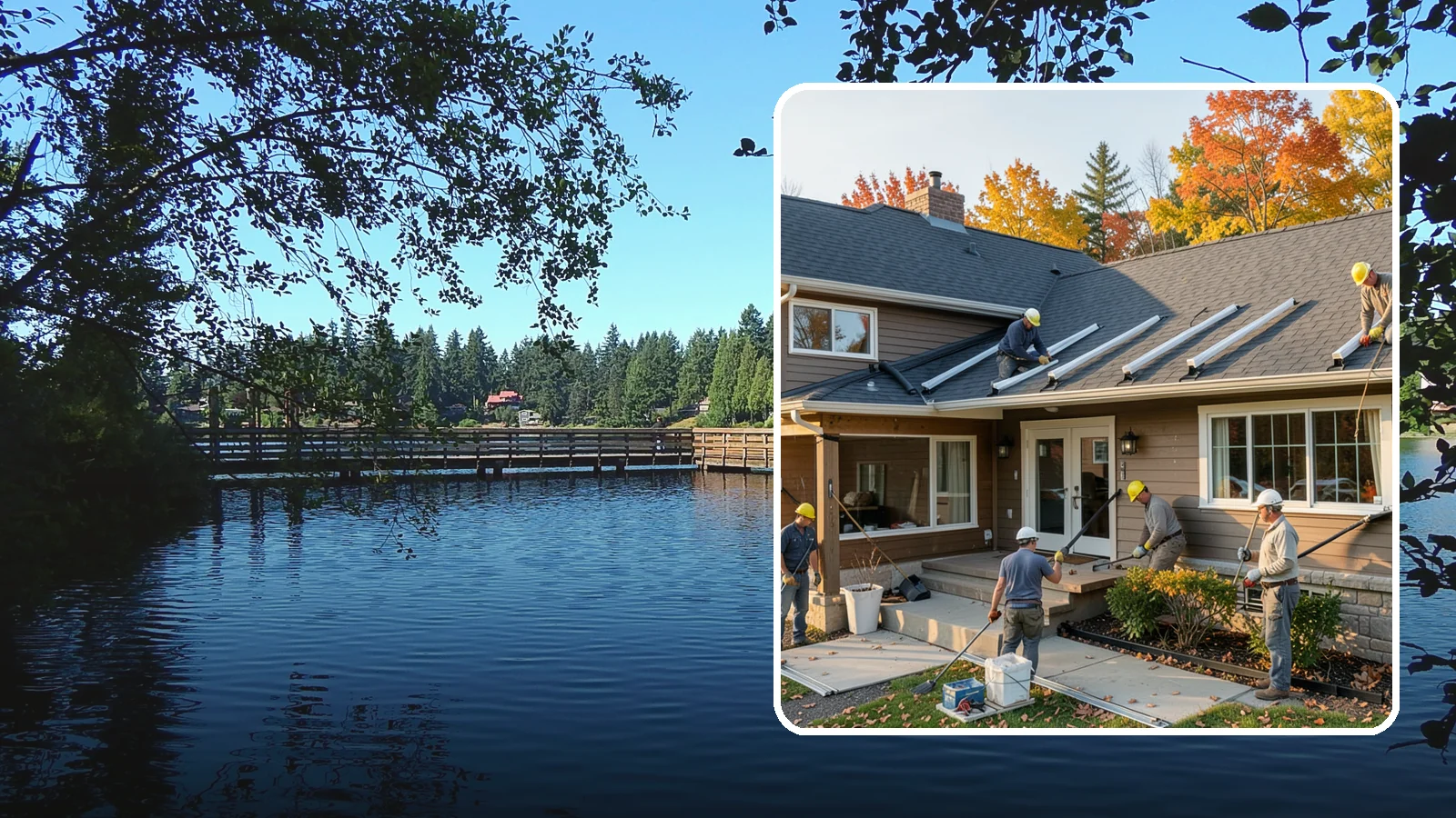 Gutter Replacement in Federal Way, King County, WA - We replace old, sagging, or leaking gutters with a properly sized system built for our climate.